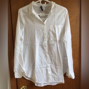 Divided white long sleeves